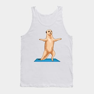 Meerkat at Fitness Stretching exercise Tank Top